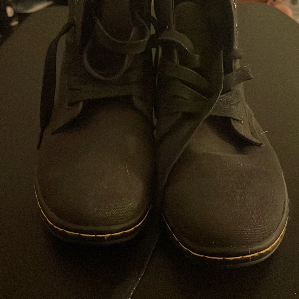 EUC Dr. Martens black sneakers.
